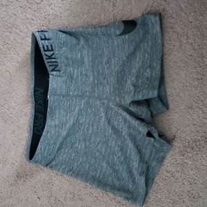 Gray Nike Pro Volleyball Shorts Size Small Womens